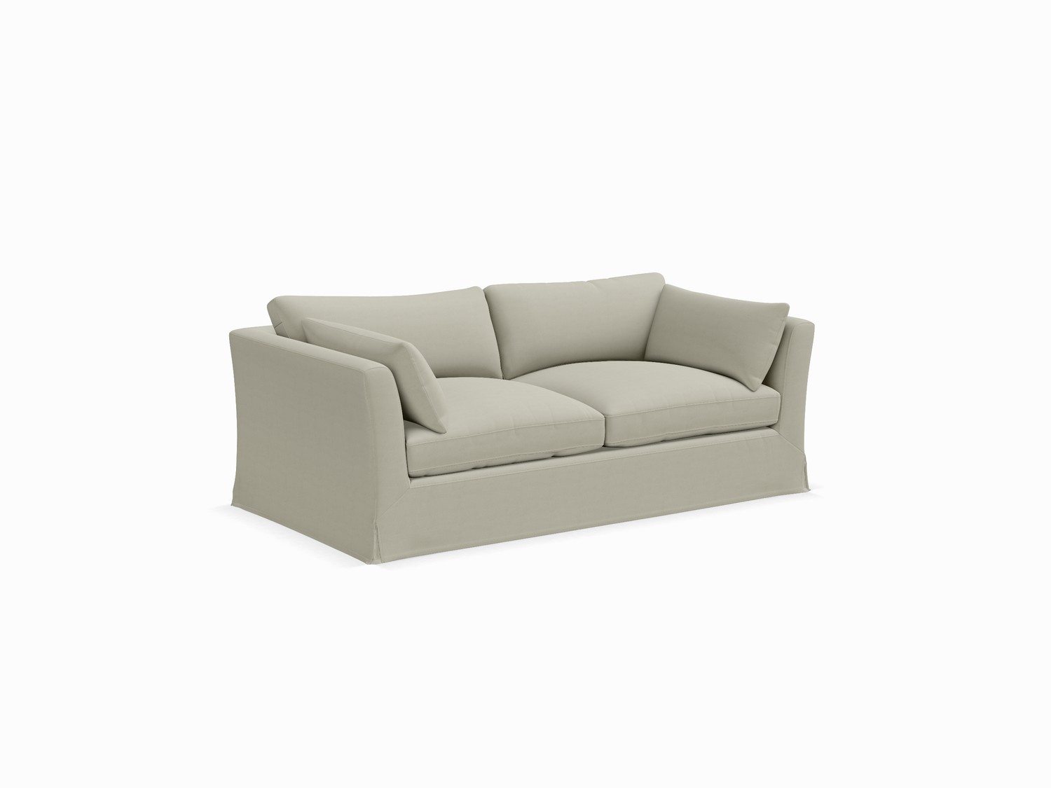 Contemporary sofa in custom fabric